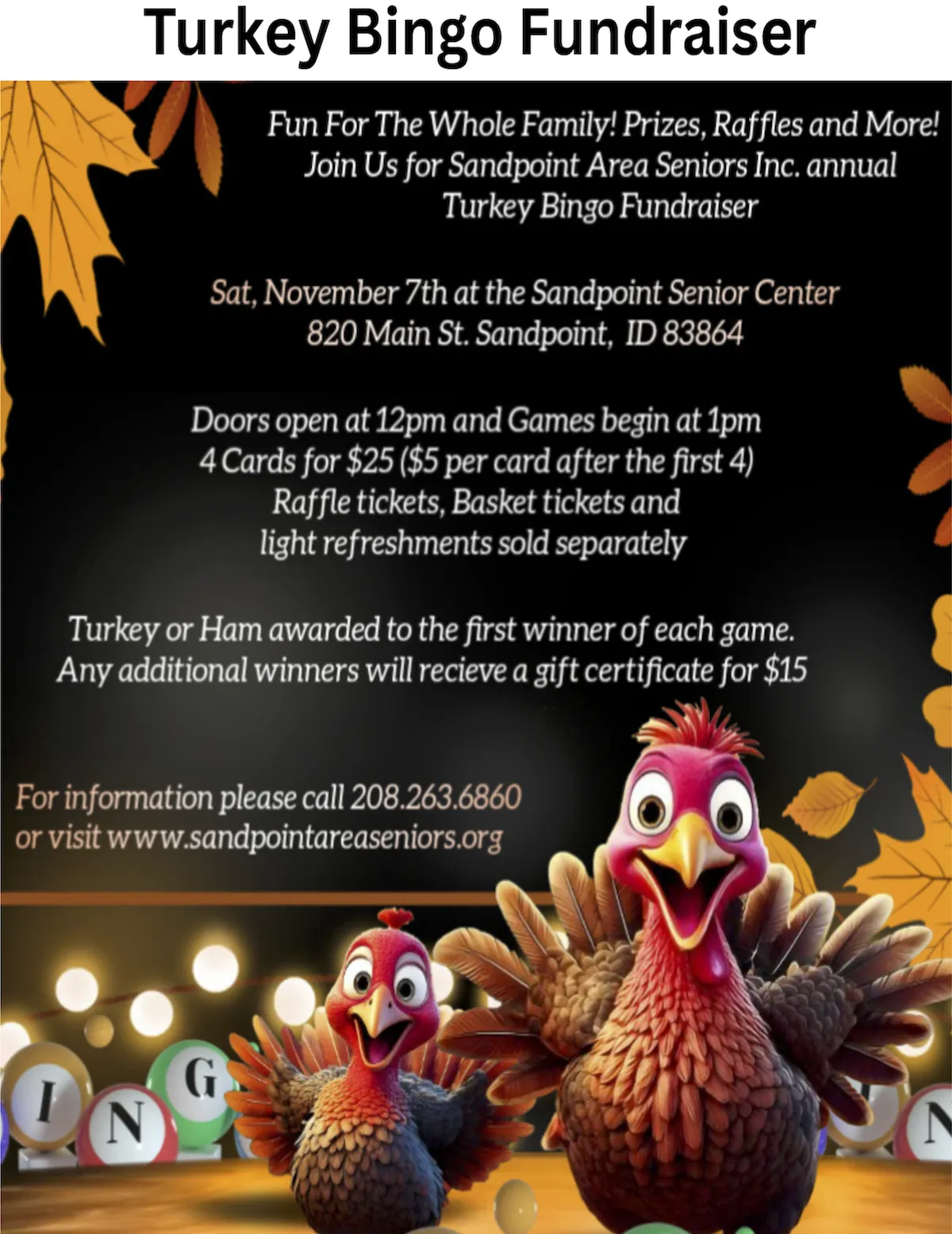 TurkeyBingo